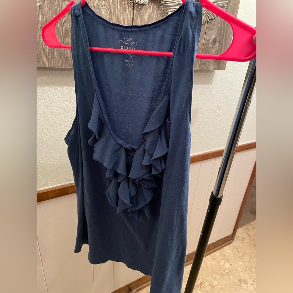 Blue old navy blouse